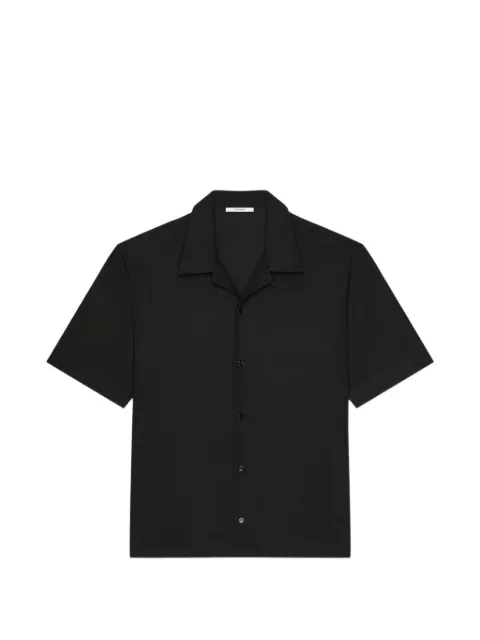 Givenchy logo-print short-sleeve shirt Black BM616J165R