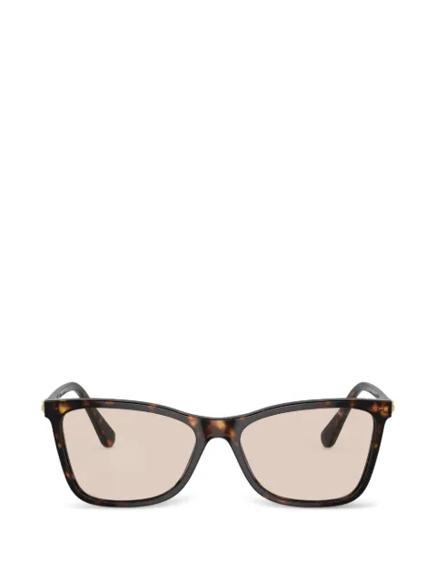 Swarovski crystal-embellished square-frame sunglasses Brown SK60041002M4