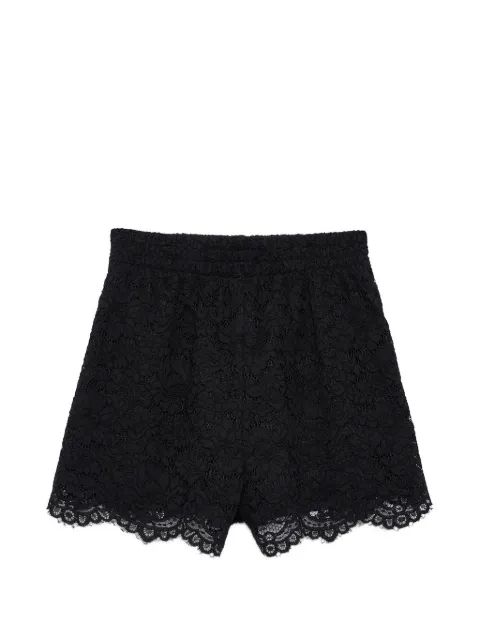 ANINE BING Kam shorts - black lace Black A0512345