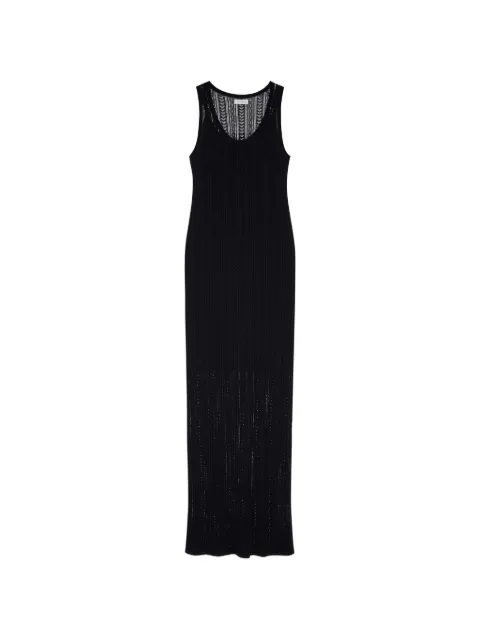 ANINE BING Arie long dress - black Black A0212605
