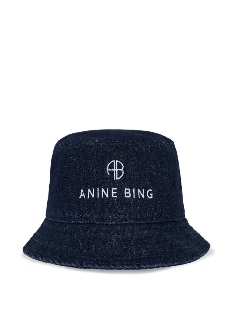 ANINE BING Nicks bucket hat - ink blue Blue A1212244