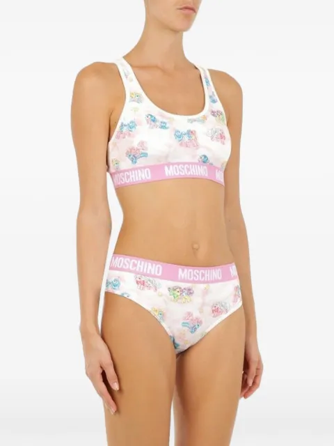 Moschino My Little Pony logo-waistband pajamas White MOSH5089