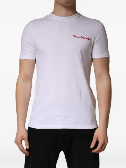 President’S logo-embroidered T-shirt White A19PPU515C771