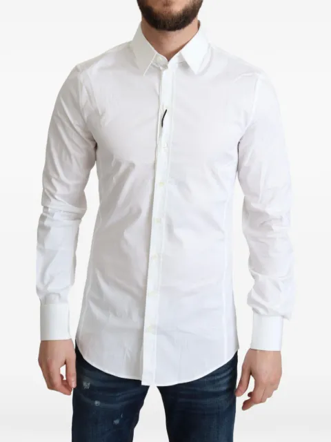 Dolce & Gabbana Sicilia slim-fit shirt White F5S65TFUEFM