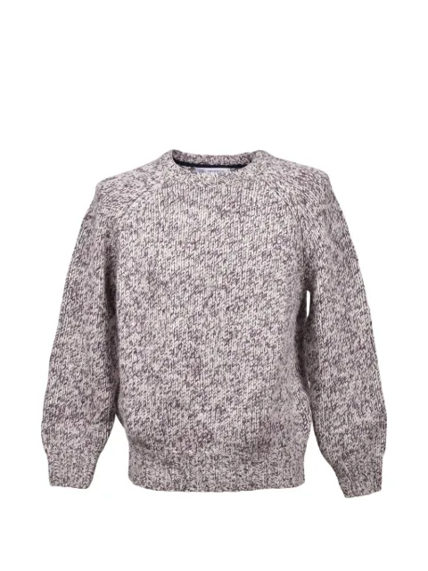 Brunello Cucinelli chunky-knit raglan-sleeve sweater Neutrals M3639100C1208