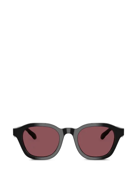 Tory Burch chevron-quilted geometric-frame sunglasses Black TY7235D