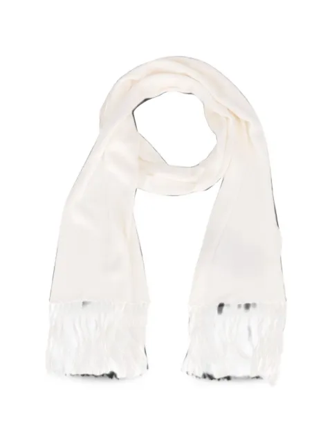 TOM FORD fringed scarf White TFK900BVV2