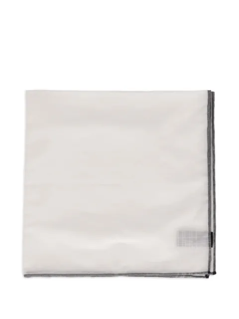 TOM FORD contrast-border pocket square White TF314TFZ00