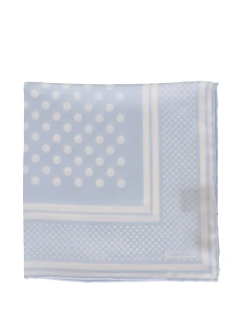 TOM FORD polka-dot pocket square Blue TF3127TF107