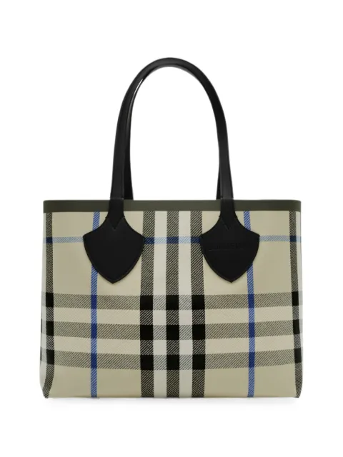 Burberry medium Check tote Neutrals 8121487
