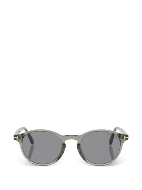 TOM FORD Prescott-02 round-frame sunglasses Green TR0023412530L1