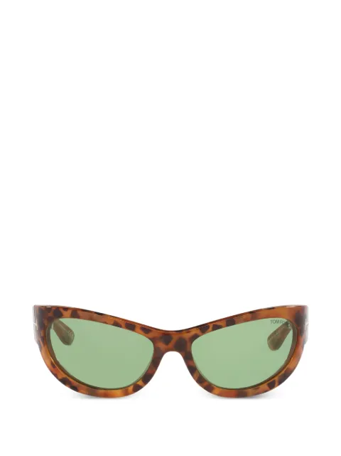 TOM FORD Leona-02 cat-eye sunglasses Brown TR0022784402J1