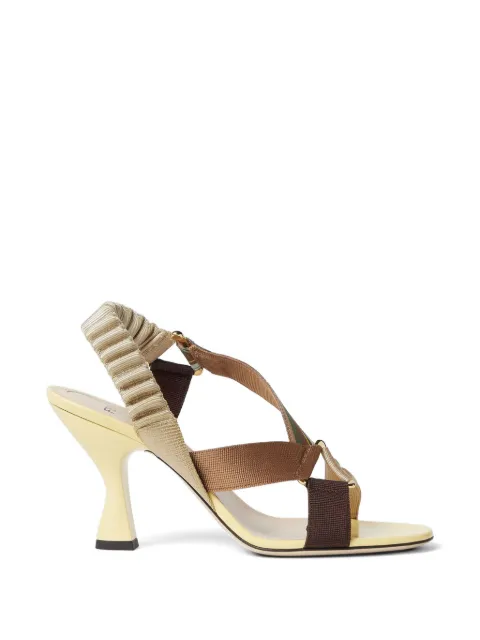 FENDI Iconic Colibrì sandals Neutrals 8X9032AY2A