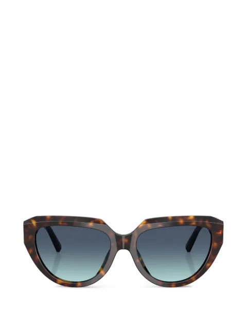 Tiffany & Co. T-motif rectangle-frame sunglasses Brown TF4238U84649S