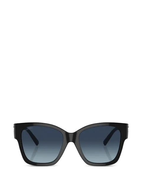 Tiffany & Co. square-frame heart-motif sunglasses Black TF4216F