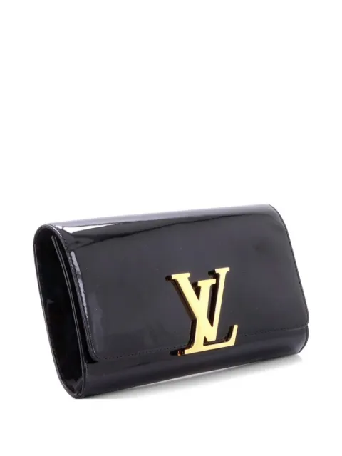 Louis Vuitton Pre-Owned Louise Patent Long clutch bag Black P9EIVWNGY75RHDU2