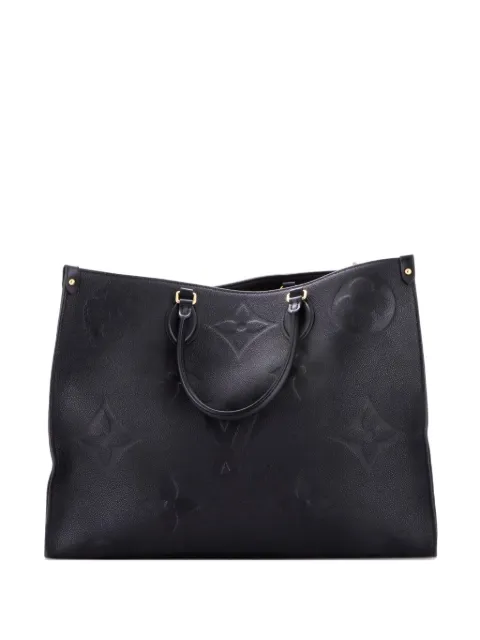 Louis Vuitton Pre-Owned OnTheGo Monogram Empreinte Giant GM tote bag Black OFL8OORA7EDM5XGI