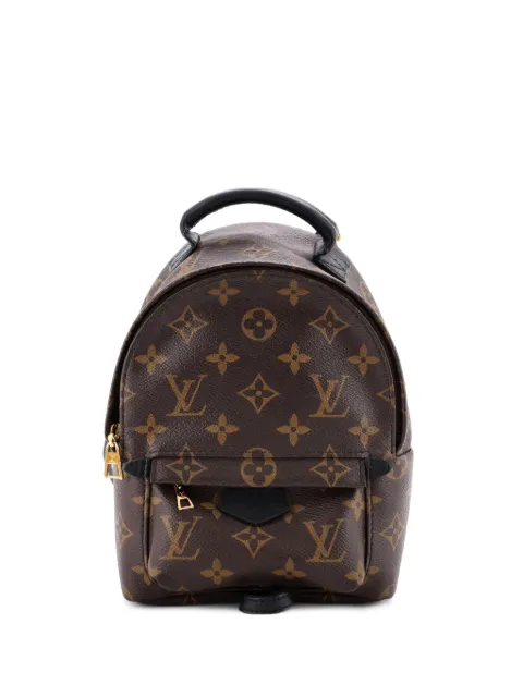 Louis Vuitton Pre-Owned Palm Springs Monogram Canvas Mini backpack Brown G68BSX0JVJSERBGD