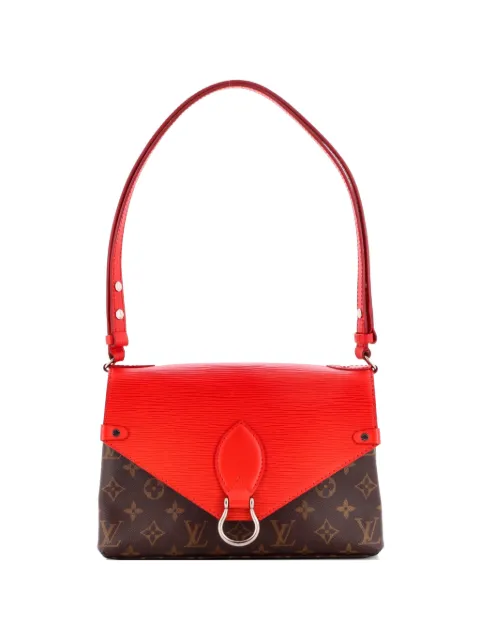 Louis Vuitton Pre-Owned Saint Michel Handbag Monogram Canvas and Epi Leather shoulder bag Brown AO5SABIIR70OA6BD