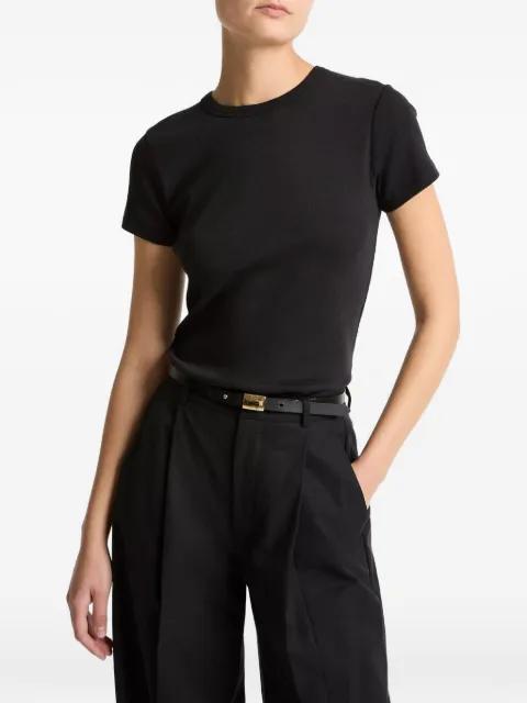 Vince Shrunken 90s crew neck T-shirt Black V090884679
