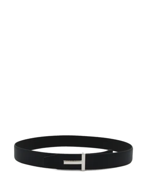 TOM FORD reversible T-buckle belt Black TB178LCL236SUNA