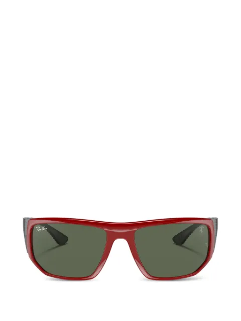 Ray-Ban x Scuderia Ferrari rectangle-frame sunglasses Red RB8361M