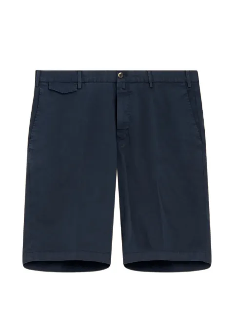 PT Torino button-fastening stretch cotton chino shorts Blue BTKCZ0PU420CL1CB261