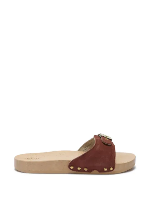 Scholl Pescura buckle-detail sandals Brown F00951BRICKRED