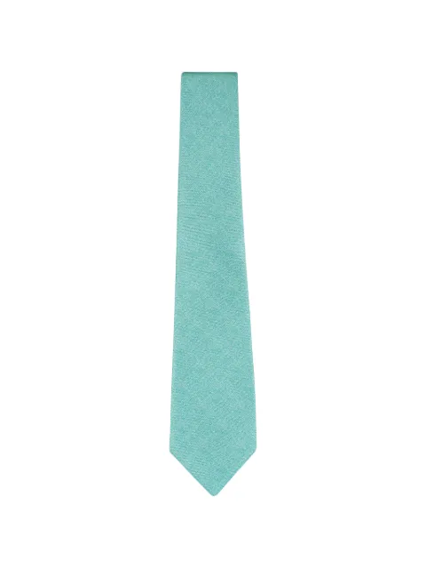 Kiton pointed-tip tie Blue 7L774