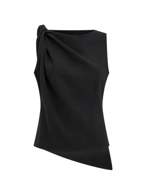 Róhe draped asymmetrical-hem top Black 41920273001308001308