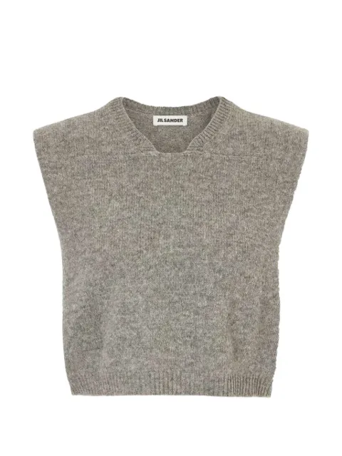 Jil Sander V-neck vest Grey J03FB0120J14837024