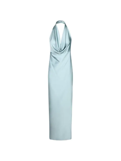 Blanca Vita cowl-neck maxi dress Blue ARTEX2604