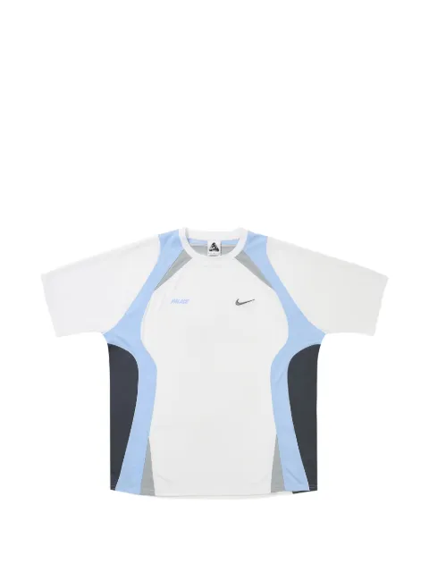 Palace x Nike logo-print panelled T-shirt White P28NES002