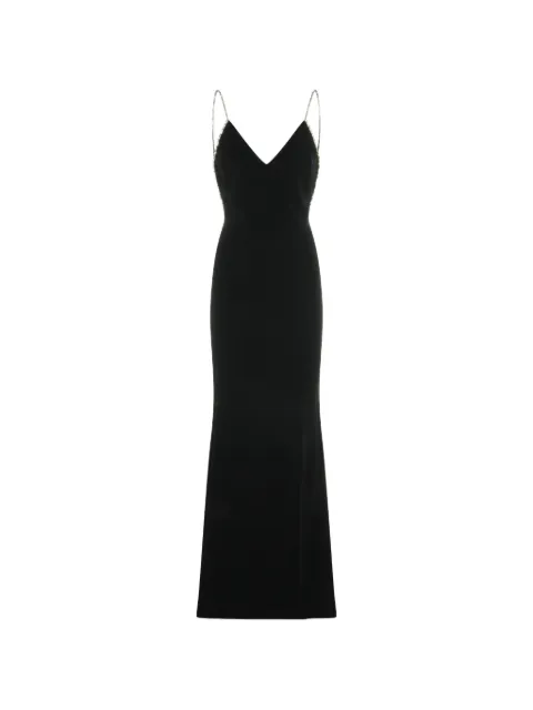 TOM FORD crystal-embellished backless dress Black AB3697SDE539