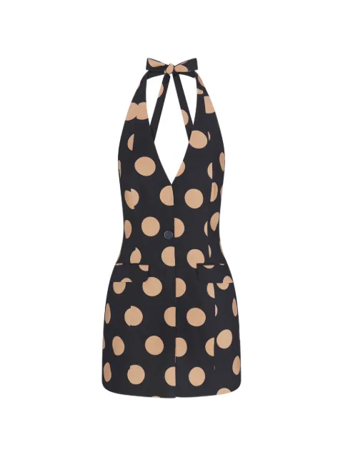 Simon Miller Kirra polka-dot mini dress Black W47043175