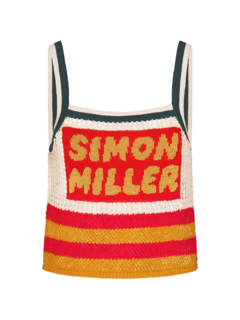 Simon Miller Dibby crochet cropped tank top Red W35064139