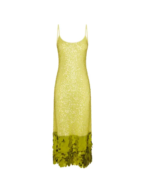 Simon Miller Imogen sequin-embellished maxi dress Yellow W46743256