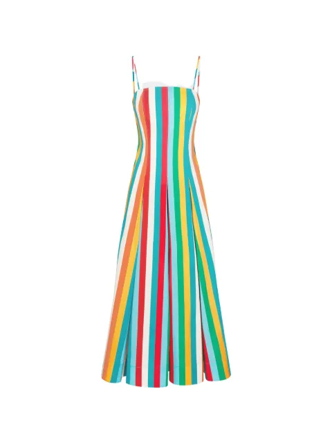 Simon Miller Astrid stripe-print midi dress Blue W46823170