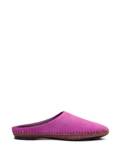 Simon Miller Riad whipstitch-trim mules Pink F3299302