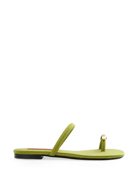 Simon Miller Pipe crystal-embellished sandals Green F3429298