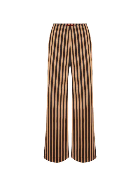 Simon Miller Pia striped poplin trousers Neutrals W52093170