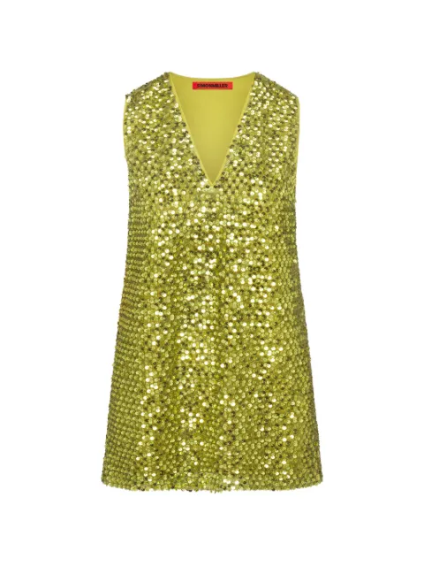 Simon Miller Fountain sequin-embellished mini dress Green W46913238
