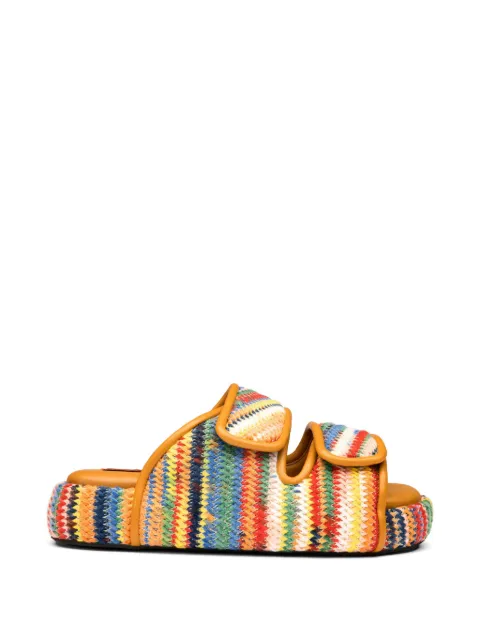 Simon Miller Cro touch-strap sandals Orange F2039300