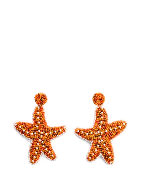 Simon Miller Starfish bead-embellished earrings Orange S9509267