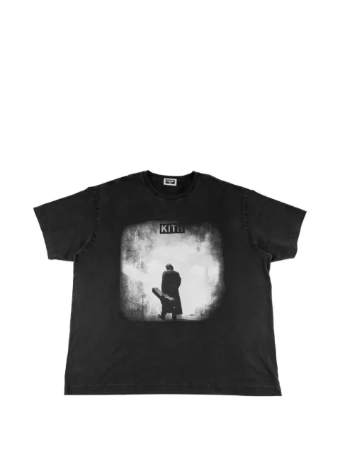 KITH x Johnny Cash Walk The Line T-shirt Black KHM033582001