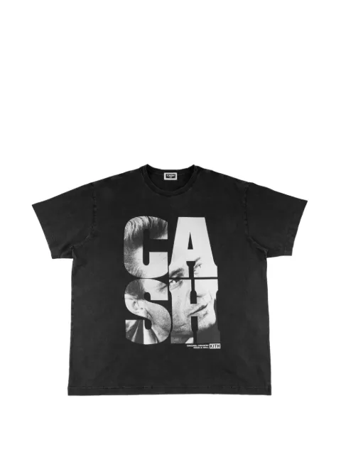 KITH x Johnny Cash Rock N Roll T-shirt Black KHM033583001