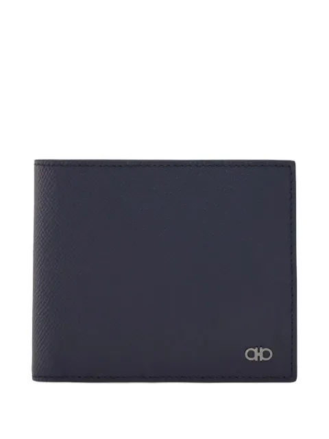 Ferragamo Gancini bi-fold wallet Blue 793773
