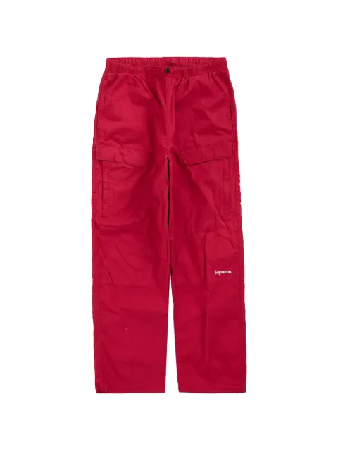 Supreme logo-print loose-fit trousers Red SU27453