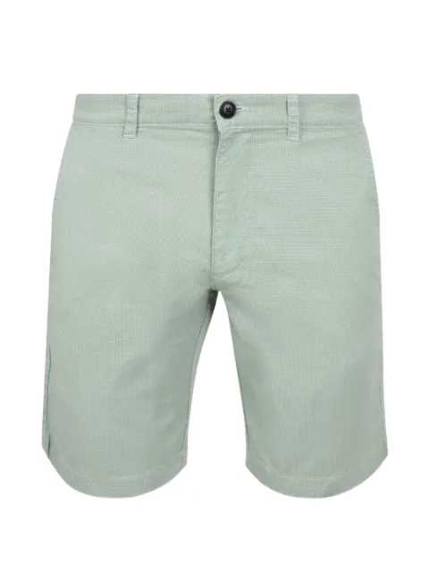 BOSS textured slim-fit shorts Green 50559292