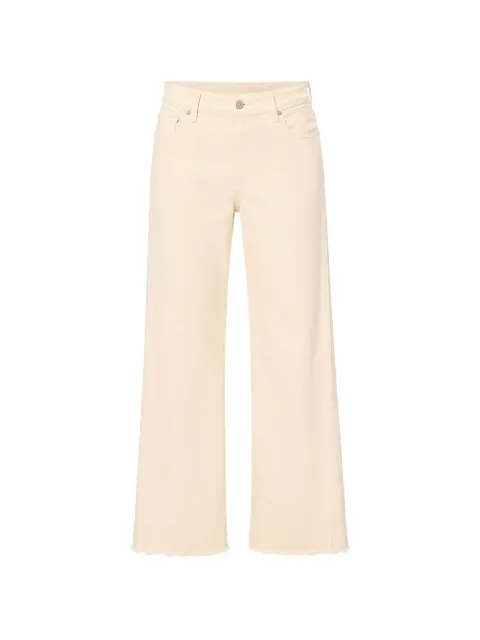 PAIGE Anessa frayed-hem jeans Neutrals 1L08208